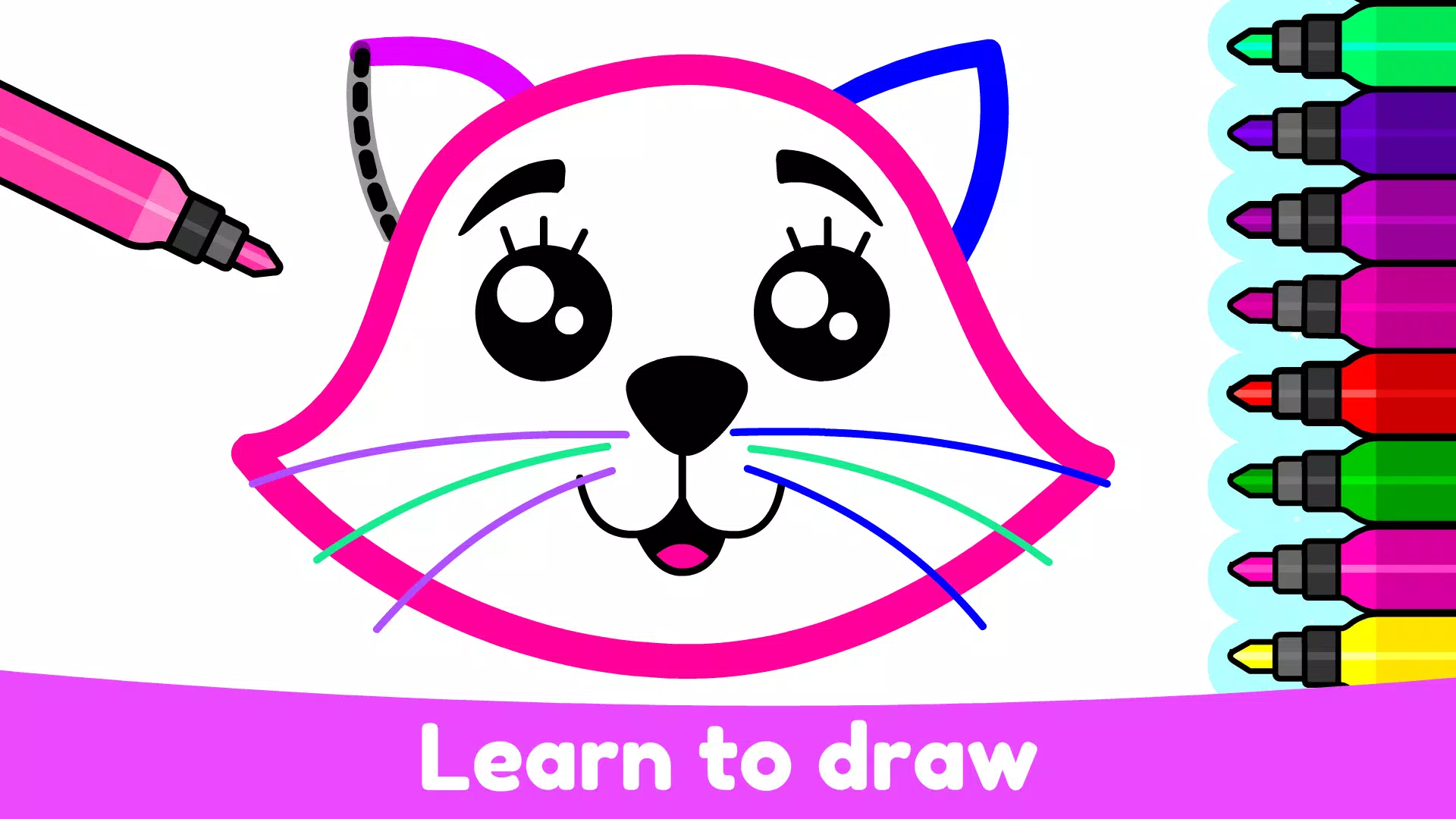 Kids Drawing & Coloring Games應用截圖第1張