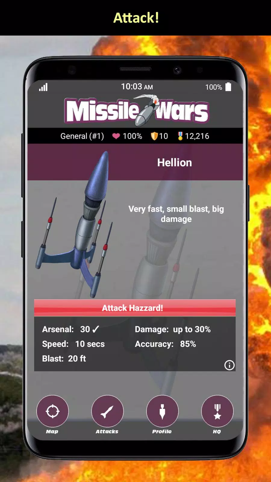 Missile Wars Capture d'écran 3