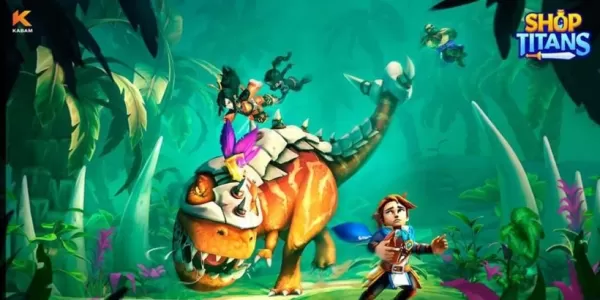 Shop Titans Launches Ancient Jungle T-Rex Battle Quest