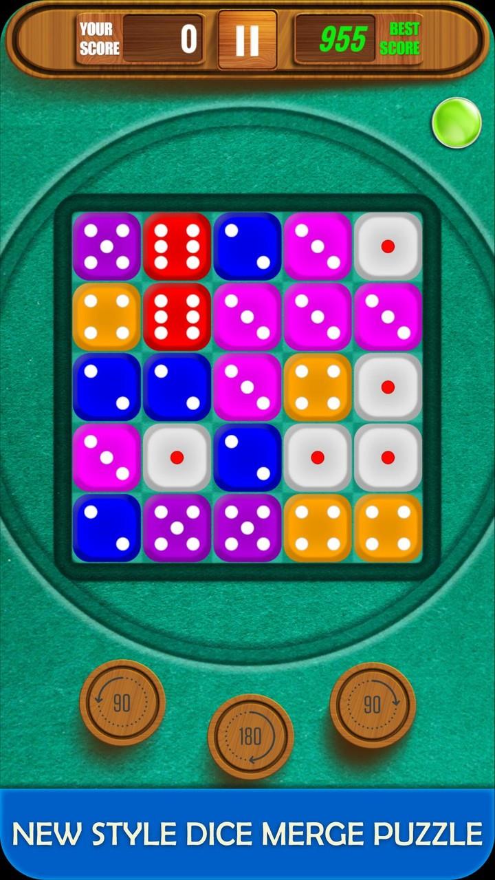 Dice Merge And Blast Puzzle Capture d'écran 1