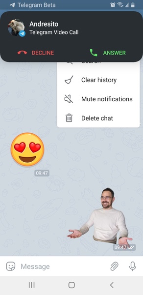 Telegram Beta Скриншот 1