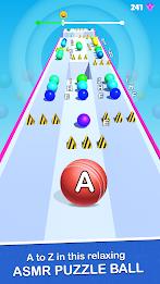 AZ Ball Run Rush 2048 스크린샷 1