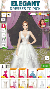 Hochzeitdesigner: Kleiddressup Captura de tela 1