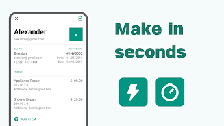 Invoice Maker & Template Captura de tela 1