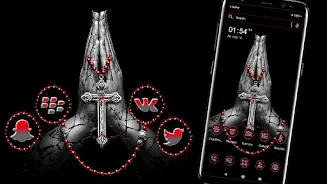 Jesus Cross Launcher Theme Screenshot 1