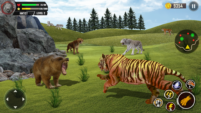 Tiger Simulator 3D Animal Game スクリーンショット 3