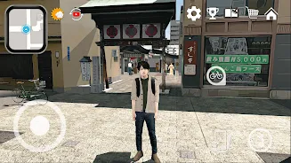 Delivery Food Sim- Japan Osaka Скриншот 3