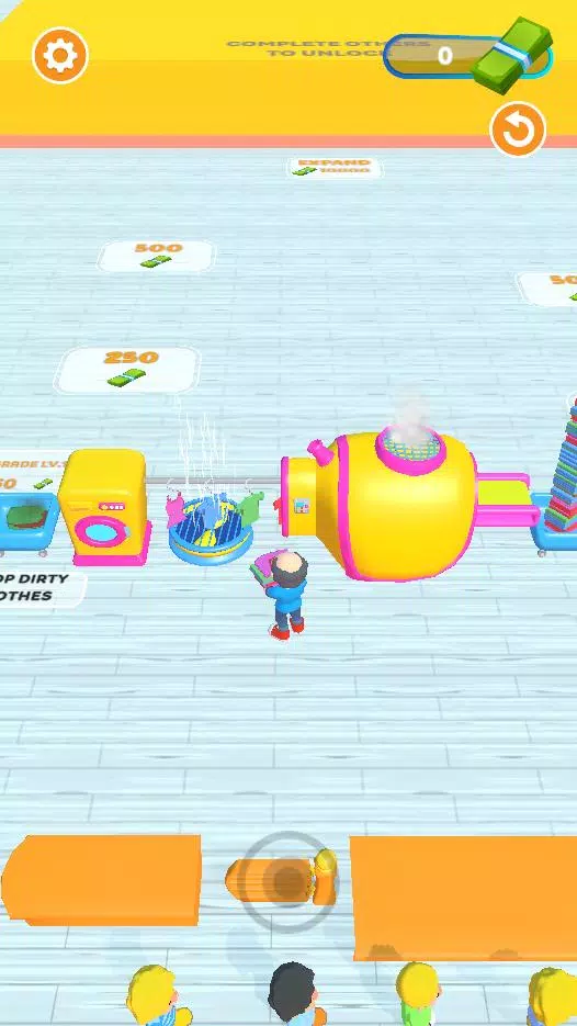 Laundry Rush - Idle Game Скриншот 2