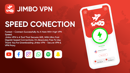 Jimbo VPN Captura de tela 3