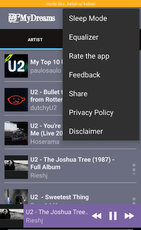 U2 Greatest Hits Songs Captura de pantalla 3