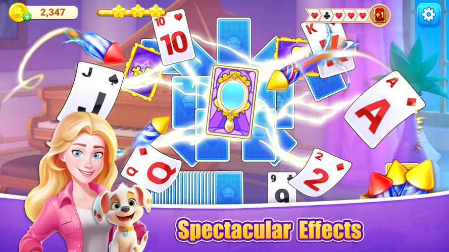 Fish Solitaire™ TriPeaks स्क्रीनशॉट 1