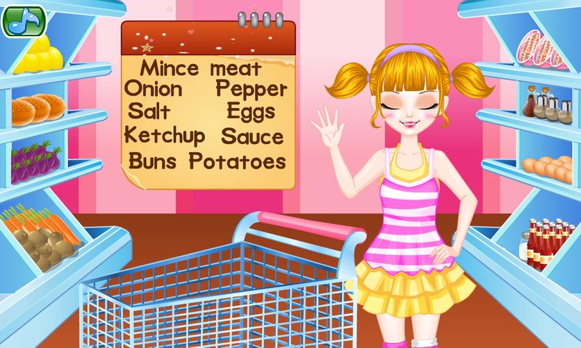 Game Cooking Burger and Fries Captura de pantalla 1