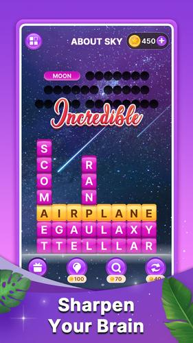 Word Search Block Puzzle Game Captura de pantalla 3