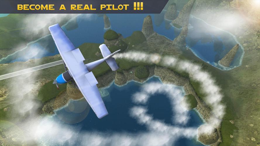 Plane Flight Simulator Games Скриншот 1