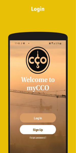 myCCO portal 스크린샷 3