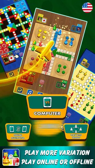 Ludo: Dice Board Games Captura de pantalla 2