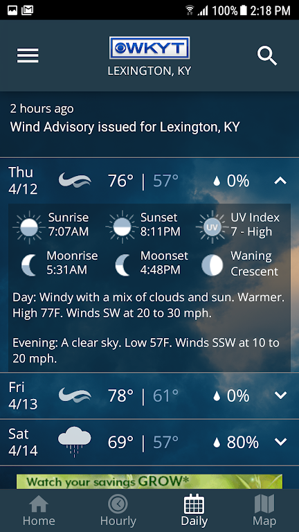 WKYT Weather スクリーンショット 4
