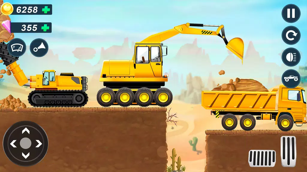 JCB Construction Truck Games Captura de pantalla 2