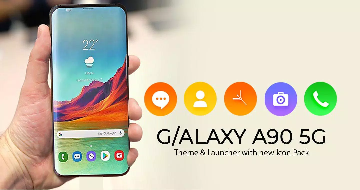 Samsung Galaxy A90 5G Launcher Captura de tela 2