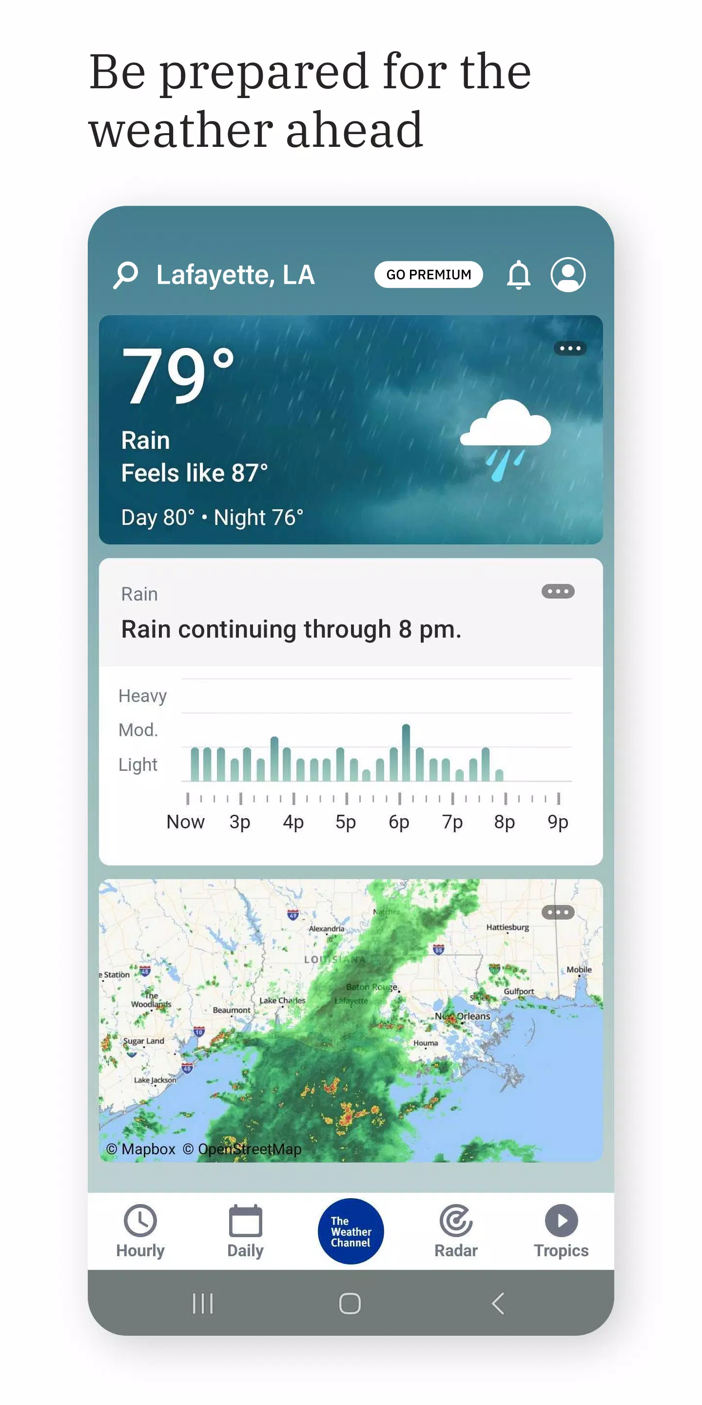 The Weather Channel应用截图第2张