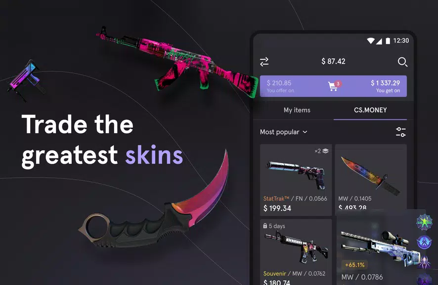 CS.MONEY ‒ Trade CS:GO skins स्क्रीनशॉट 1