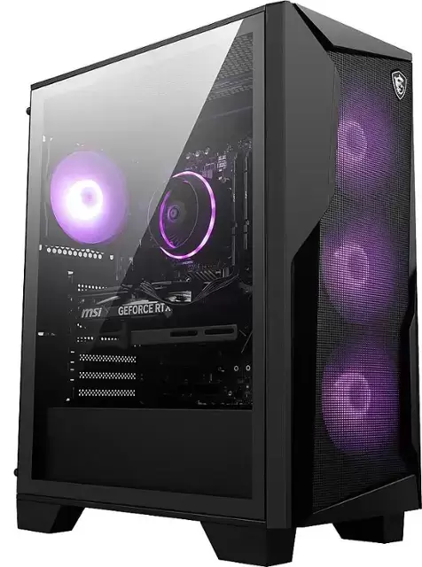 MSI -Codex R2 게임 데스크탑 -The Intel Core i5-14400F -16GB 메모리 -Nvidia Geforce RTX 4060-1TB SSD- 검은 색