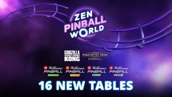 Zen Pinball World는 3 개의 팩에 16 개의 새로운 테이블을 추가합니다.