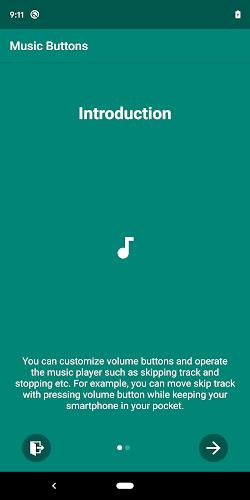 Skip track: volume button skip Captura de tela 3