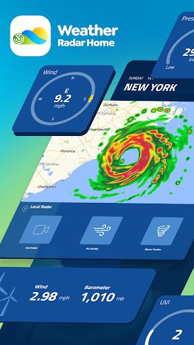 Weather Today Radar Launcher Captura de tela 1