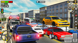 US Taxi Car Driving Games स्क्रीनशॉट 4