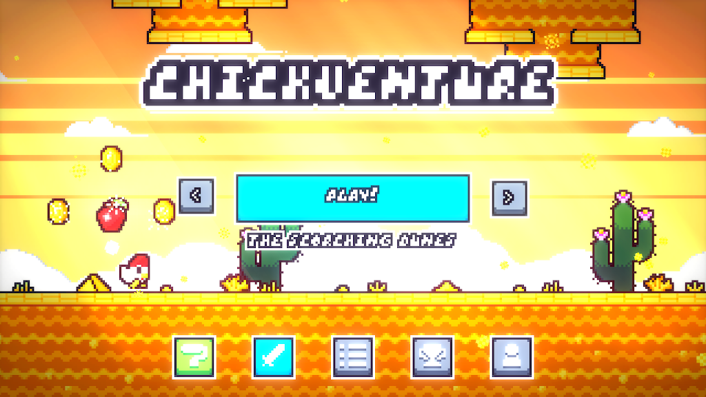 Chickventure: A Runner Game Capture d'écran 3