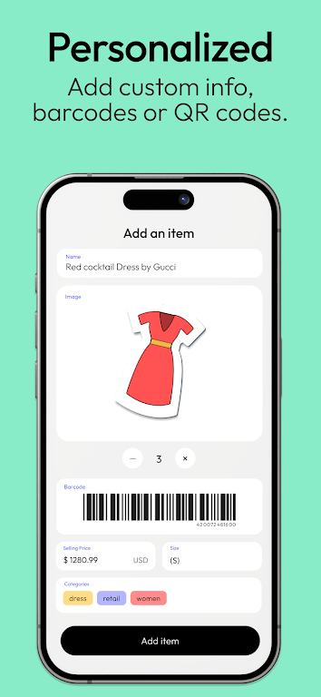 Amoa: easy scanner & inventory Скриншот 3