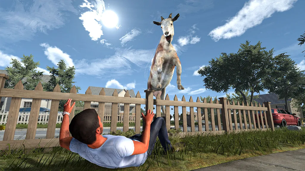 Goat Sim Crazy City Simulator Captura de tela 3