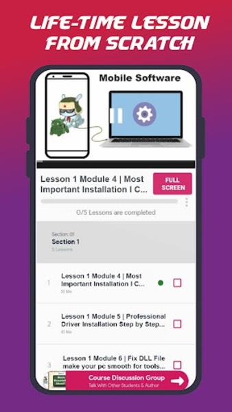Zuber Mobile Courses Capture d'écran 2