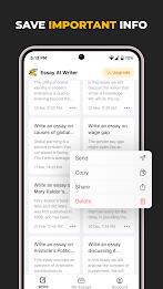 AI Writing: Essay Screenshot 4