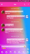 SMS Messages Glass Gradient Screenshot 3