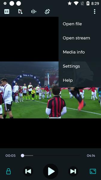 Night Video Player - voice amp Capture d'écran 2