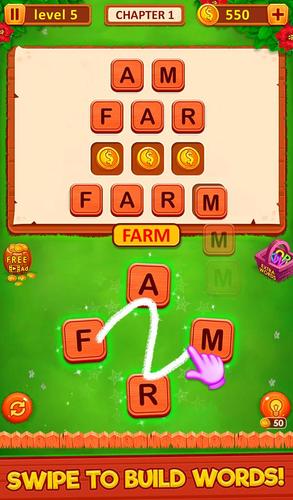 Word Connect 2024 - Word Farm スクリーンショット 1