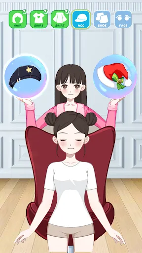 Left or right: Magic Dress up Screenshot 2