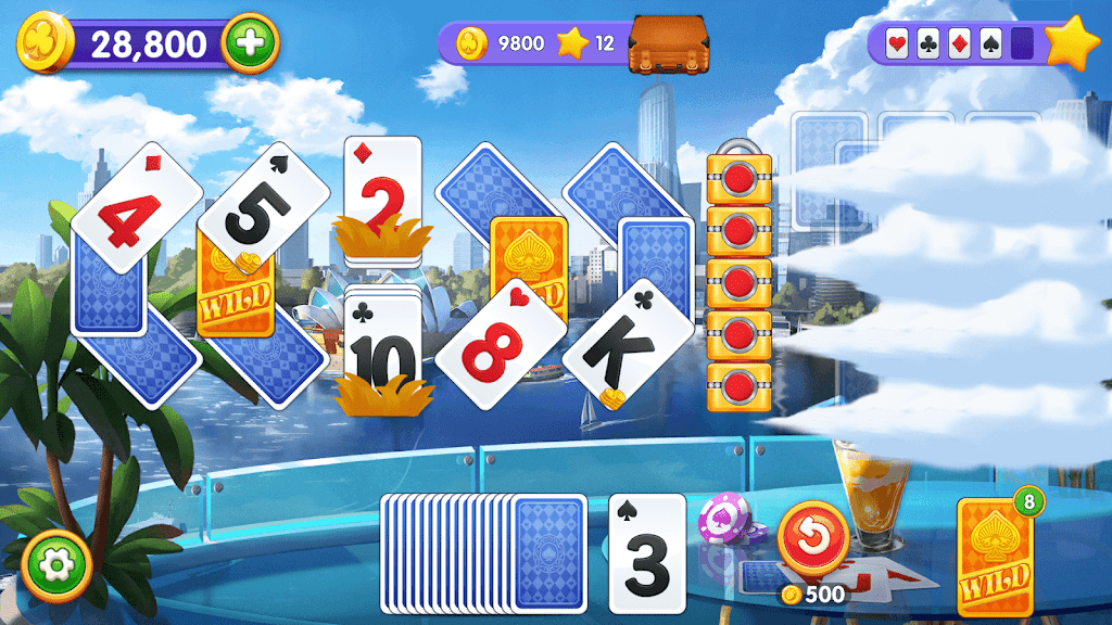 Solitaire Trip: Classic Tripeaks Card Game 스크린샷 3