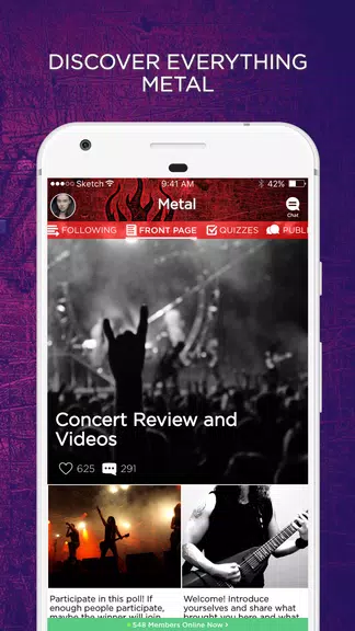 Metal Amino for Heavy Metal Music Fan स्क्रीनशॉट 1
