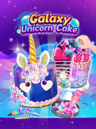 Galaxy Unicorn Cake स्क्रीनशॉट 4