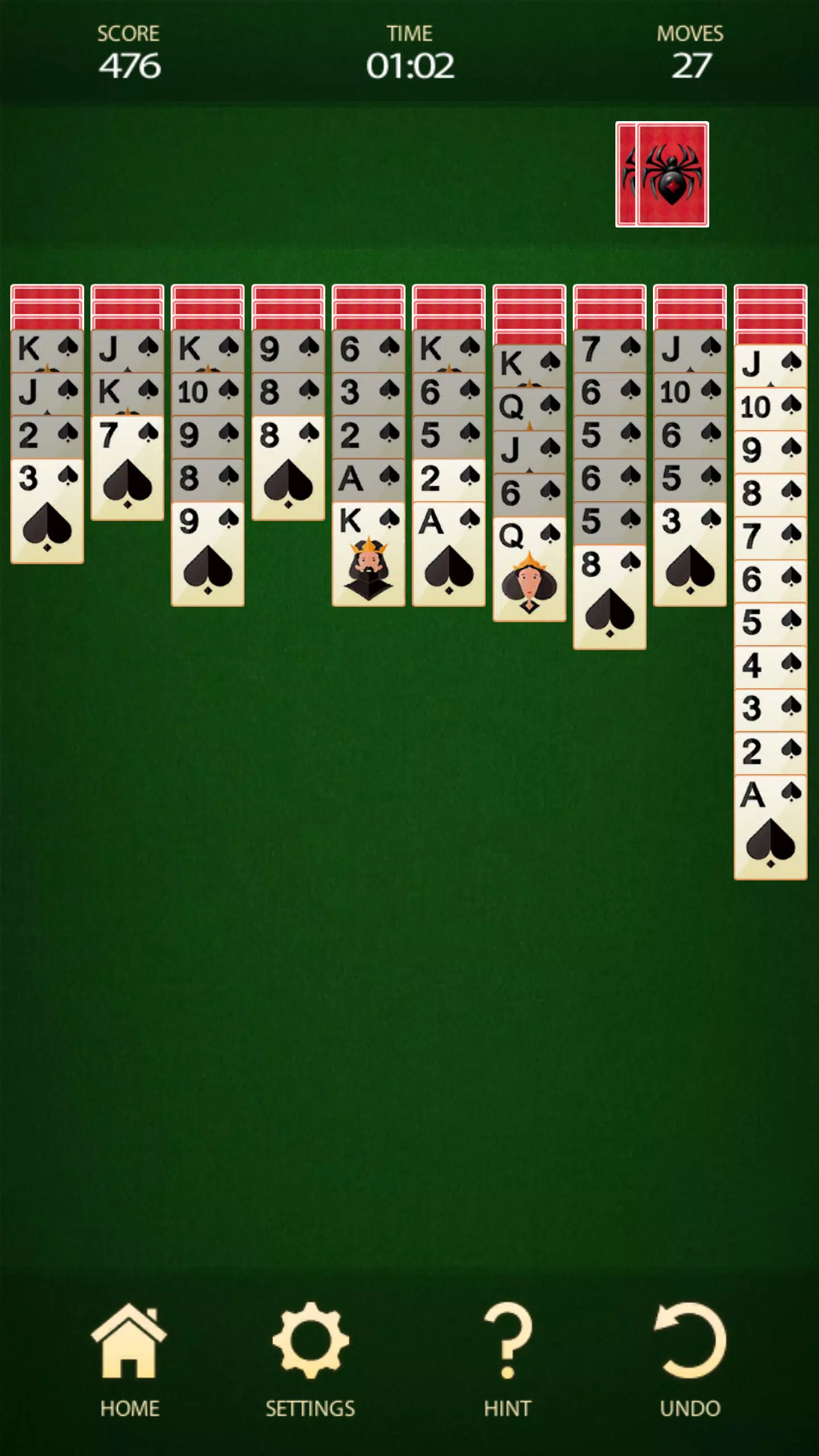 Spider Solitaire: Card Game應用截圖第2張