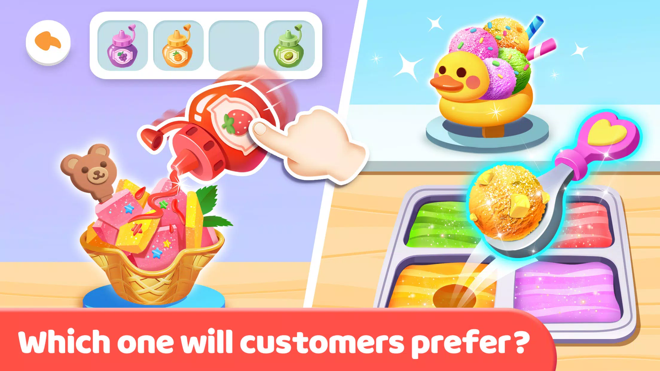 Little Panda’s Ice Cream Stand Captura de tela 4