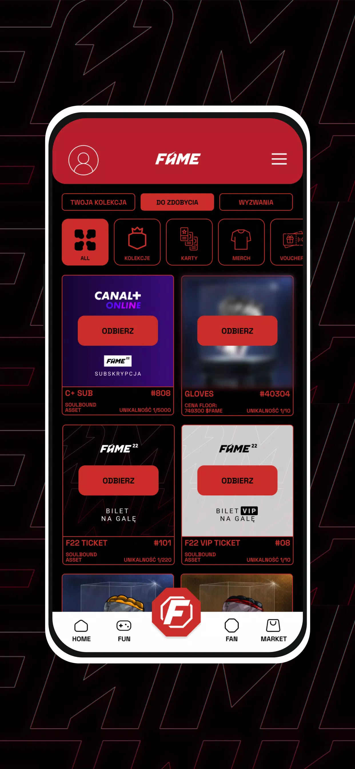 FAME MMA APP スクリーンショット 2