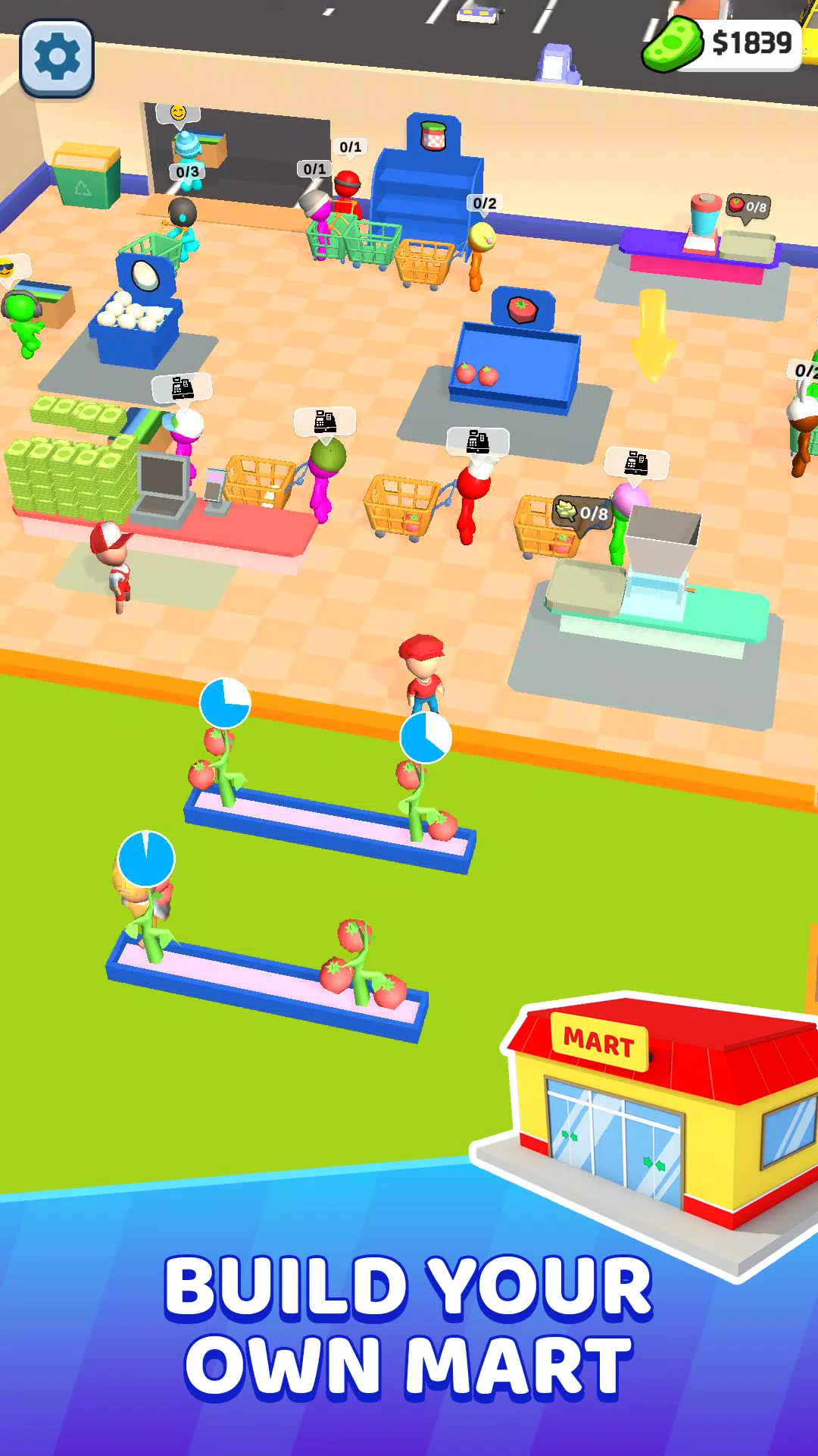 Mart Tycoon Supermarket game 스크린샷 2