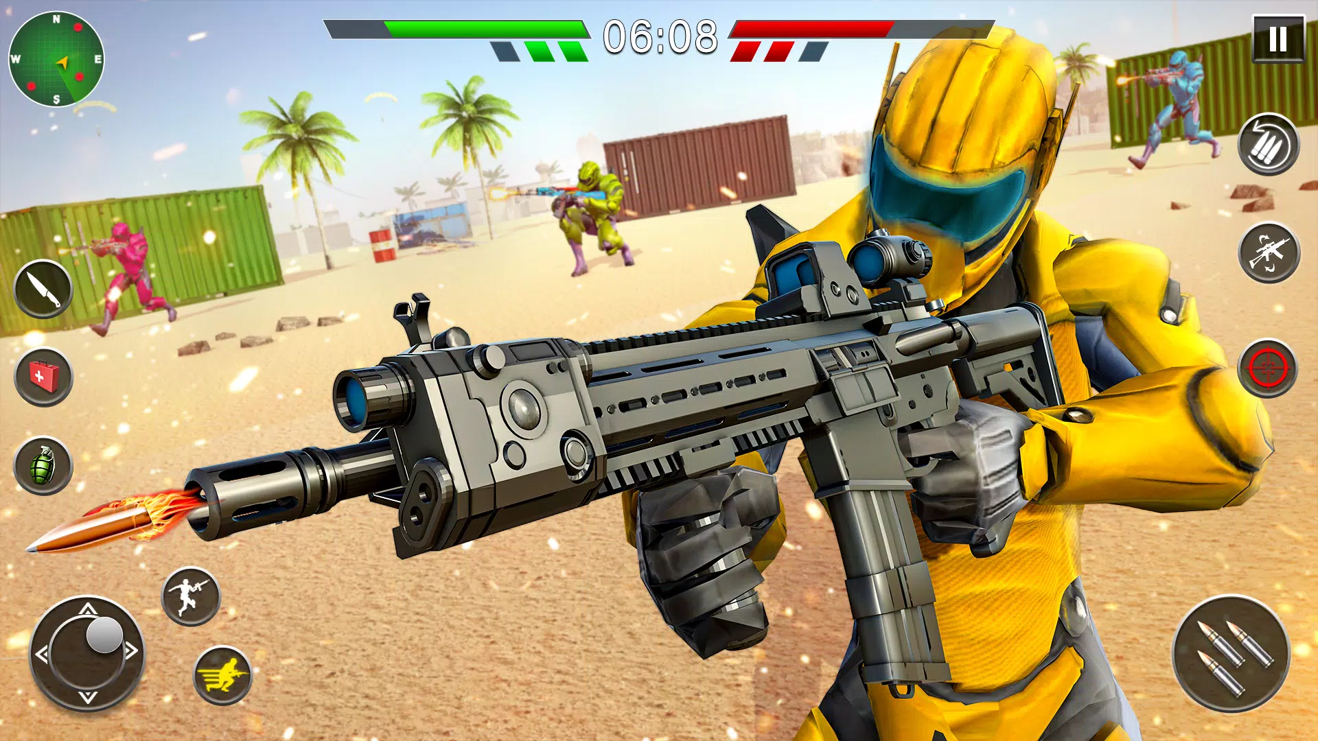 Robô fps jogos de arma de tiro Captura de tela 1