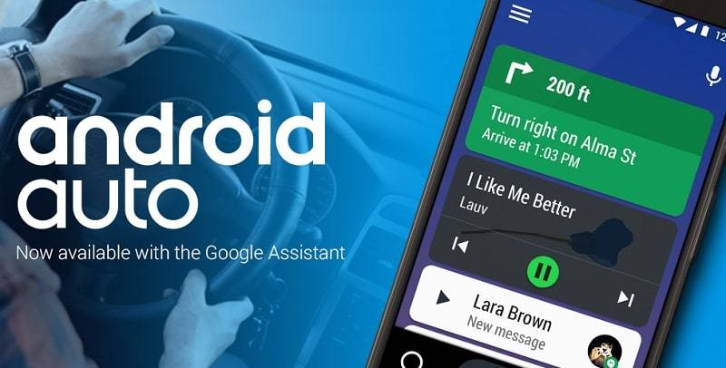 Android Auto – Google Maps, Media & Messaging Captura de pantalla 1