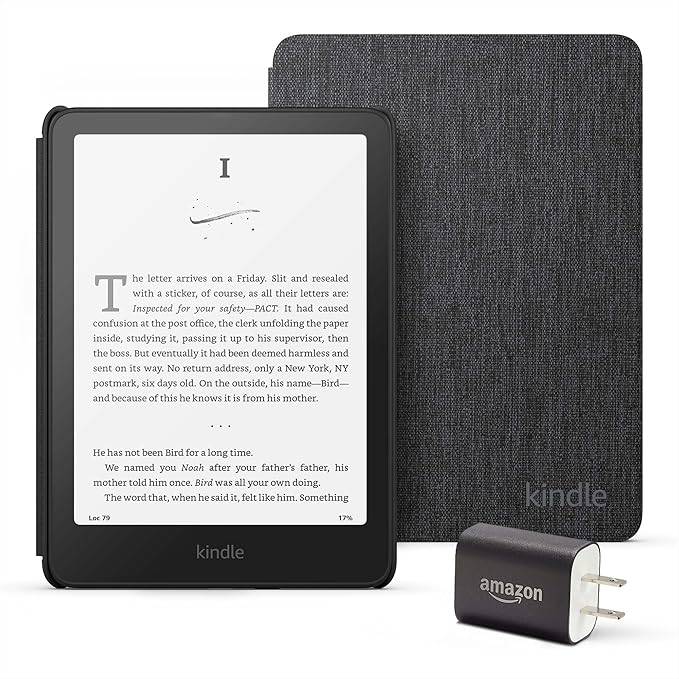 Kindle Paperwhite Essentials捆绑包，包括全新的Kindle Paperwhite（16GB）