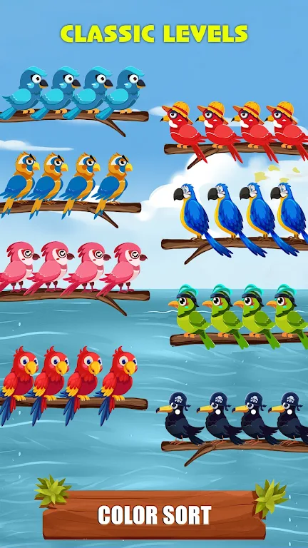 Bird Sort Color - Puzzle Games स्क्रीनशॉट 3